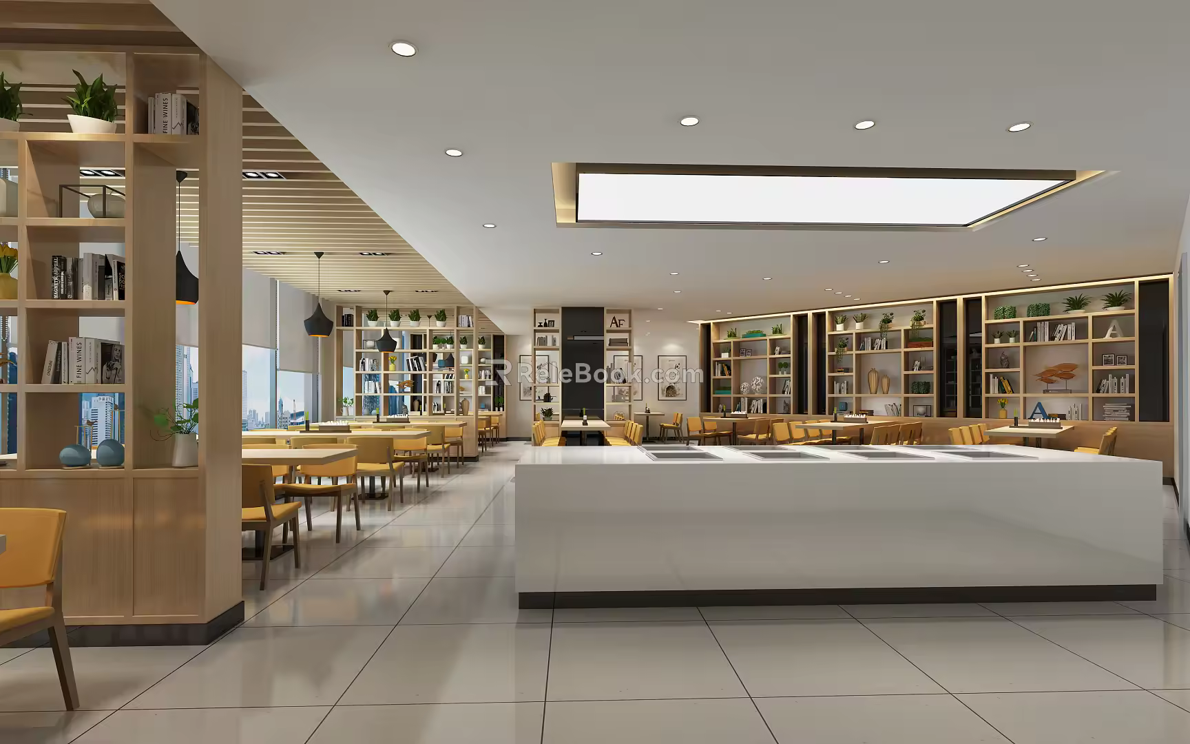 Modern Restaurant 3d model