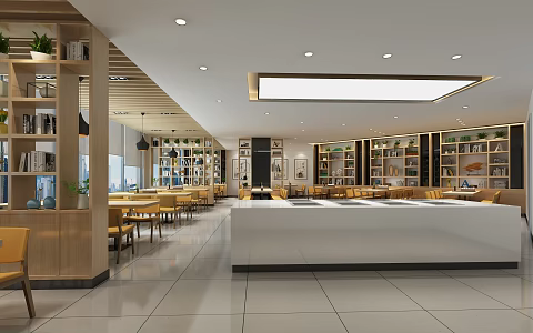 Modern Restaurant 3d model