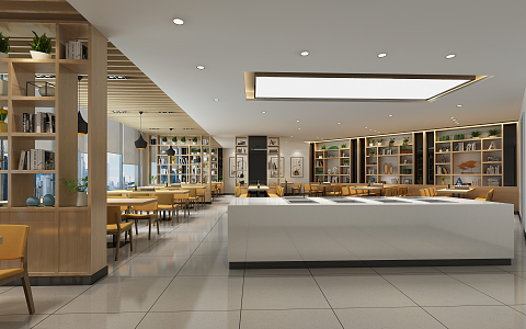 Modern Restaurant 3d model