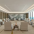 VIP Reception Room Modern Reception Room 3d model