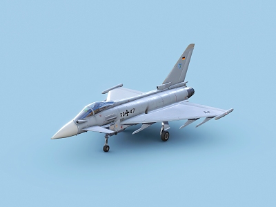 modern aircraft 3d model