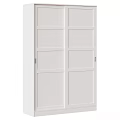 White Cabinet Door With Panel Design And Metal Handles For Modern Storage Solutions