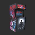 Mortal Kombat Arcade Machine Featuring Retro Gaming Character Graphics For Entertainment