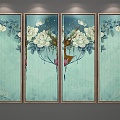 New Chinese Decorative Flipchart 3d model