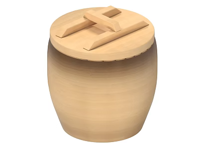 Wine Jar Vintage Water Jar Wine Jar Rice Jar Water Jar Utensil Jar 3d model