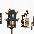 Traditional Chinese Chandeliers With Wooden Carved Details And Lantern Inspired Designs