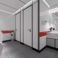 Modern toilet 3d model