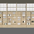 Quiet bookcase bookshelf 3d model