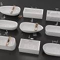 Various Modern Bathtub Designs For Bathroom With Different Shapes And Faucets