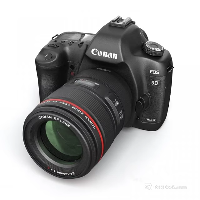 Canon EOS 5D Mark IV Digital SLR Camera With EF 24-70mm f28L II USM Lens 3d model 