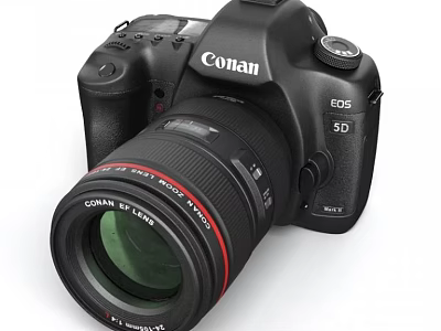 Canon EOS 5D Mark IV Digital SLR Camera With EF 24-70mm f28L II USM Lens 3d model