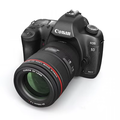 Canon EOS 5D Mark IV Digital SLR Camera With EF 24-70mm f28L II USM Lens 3d model Canon EOS 5D Mark IV Digital SLR Camera With EF 24-70mm f28L II USM Lens 3d model
