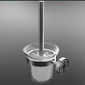 Durable Metal Hook With Transparent Cup Shaped Base And Side Mounting Component For Hanging