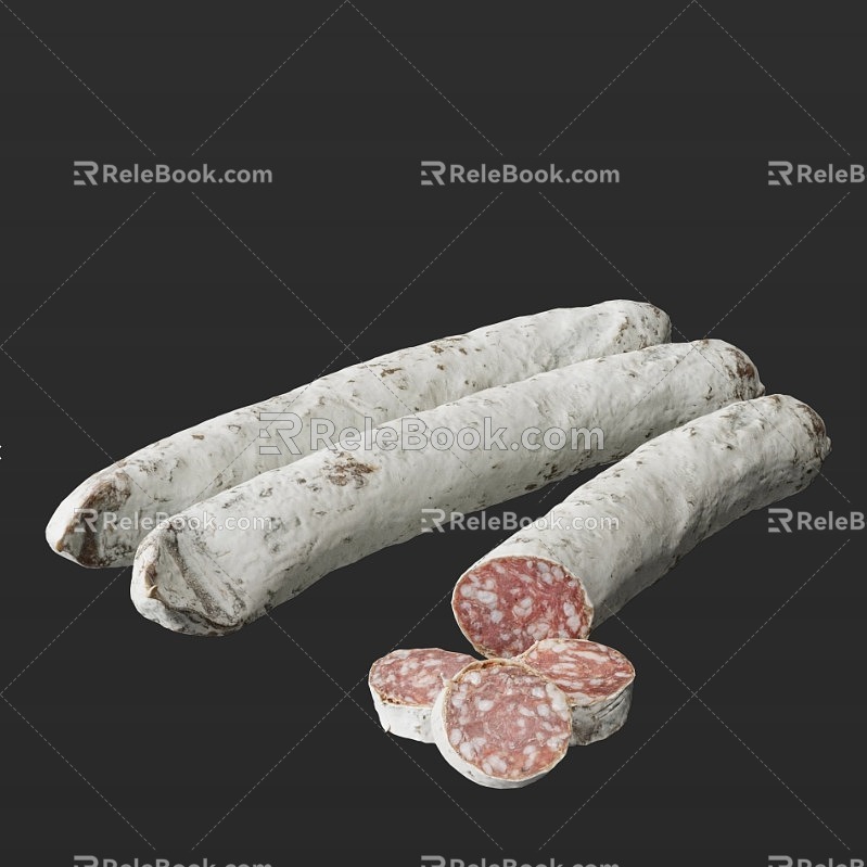 Ham Sausage 3d model