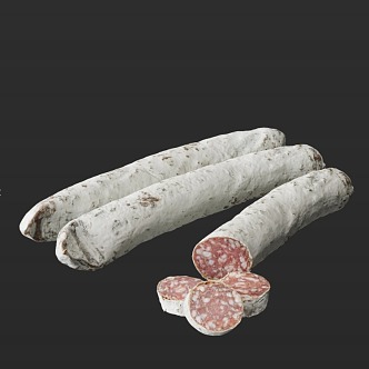 Ham Sausage 3d model