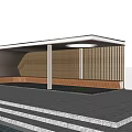 Modern Gallery Frame Landscape Gallery Frame Leisure Gallery Frame 3d model