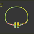 Golden Ring Shaped Hardware Tool With Dragon Head Design Ends And Durable Metal Construction