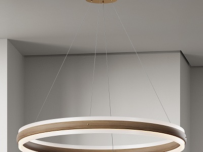 Modern Chandelier Light Luxury Minimalist Cream Style New Chinese Style 3d model