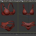 Modern Brown Lingerie Set Featuring Bras And Panties With Stylish Design