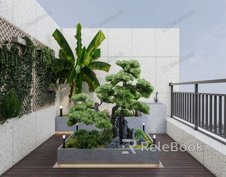 Balcony Garden Modern Garden model