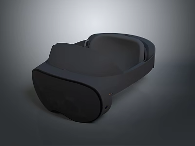 Sleek Modern VR Headset With Ergonomic Design For Virtual Reality Experience 3d model