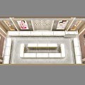 Jewelry Store Interior Design With Elegant Display Counters Bright Lighting And Models Showcasing Jewelry
