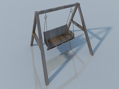 Swing outdoor children swing 3d model