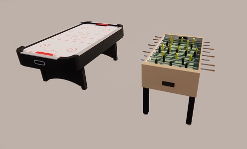 Modern game table Ice hockey table 3d model