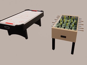 Modern game table Ice hockey table 3d model