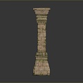 Columns Stone Columns Stone Columns Old Columns Roman Columns Roman Columns Classical Columns Greek Columns 3d model