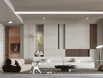 The Silent Living Room 3d model