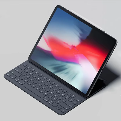 Modern 2 in 1 Tablet With Detachable Keyboard And Touchscreen 3d model