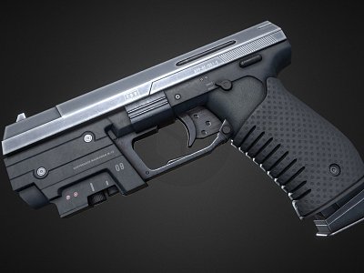 Concept pistol model