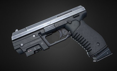 Concept pistol 3d model