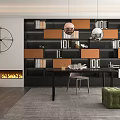 Modern Study Simple Study 3d model