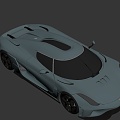 Koenigsegg Regera2017 car 3d model