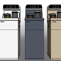 Samsung Standing Water Dispensers in Silver Black Gold with Top Control Panel and Water Cups