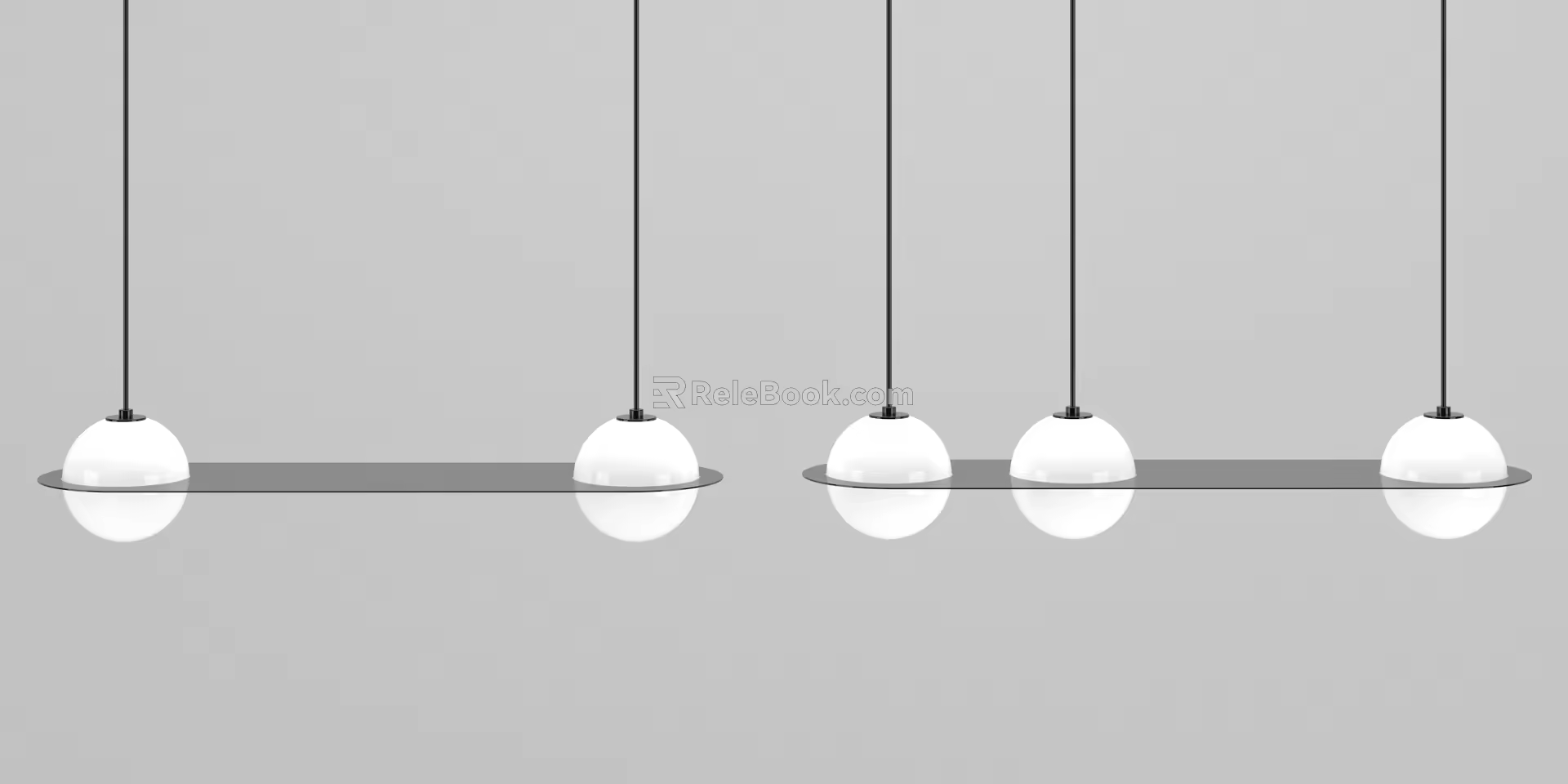 Simple chandelier 3d model