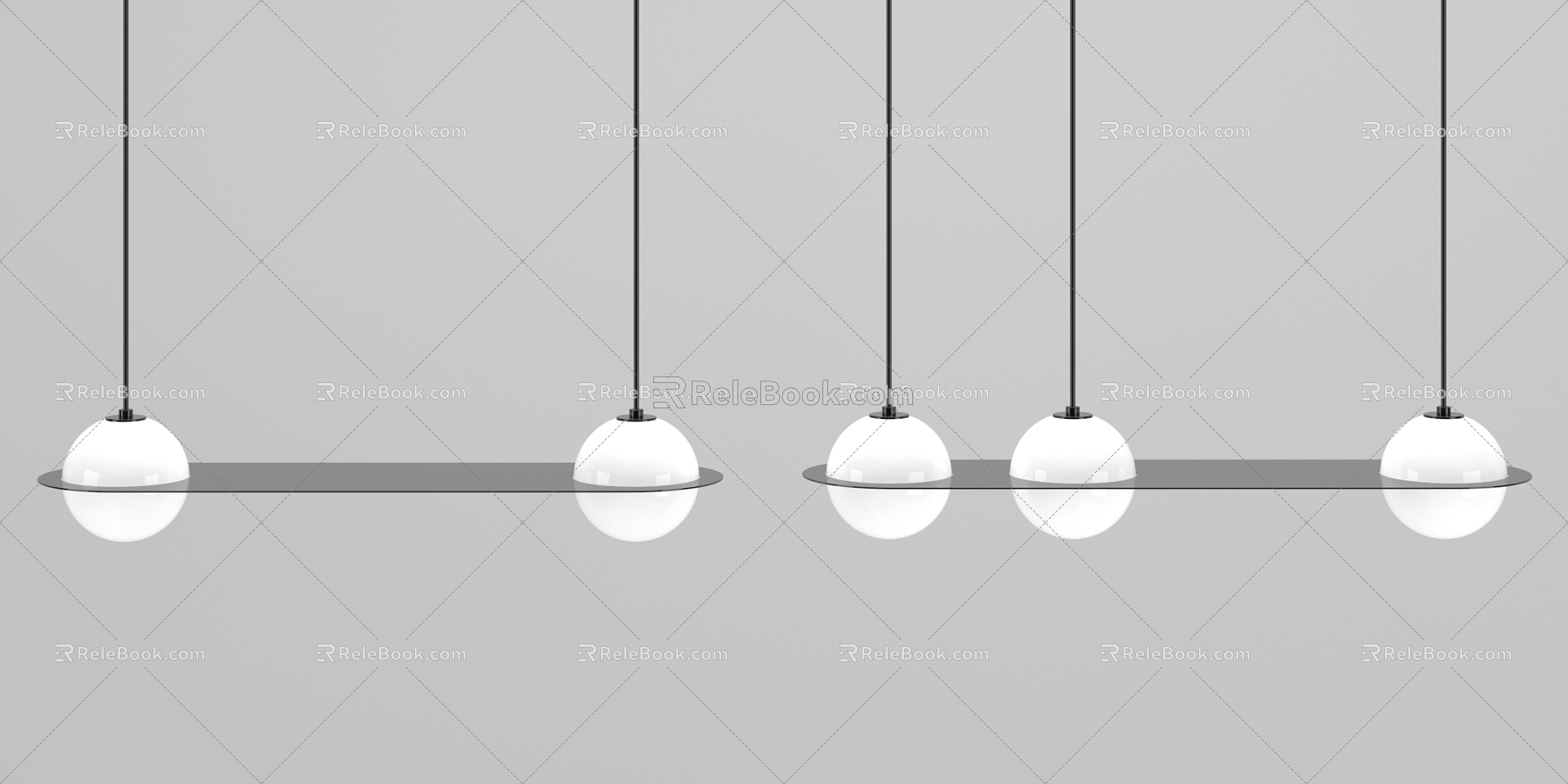 Simple chandelier 3d model