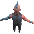 Modern Cyberpunk Man Modern Future Science Fiction Science Fiction Man Cyberpunk Robot 3d model