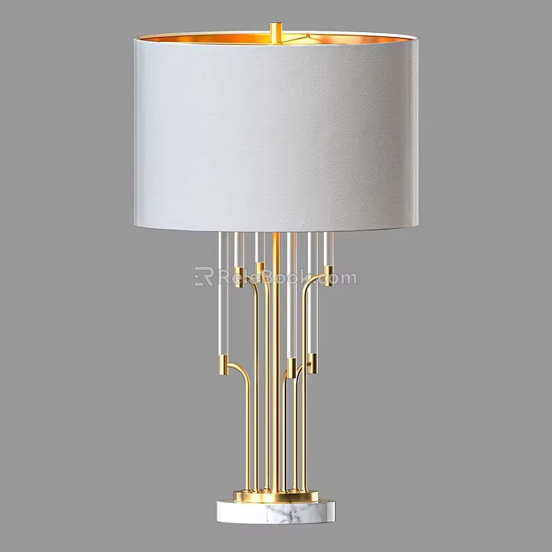 Modern Simple Light Luxury Table Lamp Table Lamp Simple Table Lamp 3d model