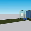 School Golf Practice Area With Hitting Net Putting Green And Clubs Storage Unit