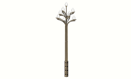 Municipal lamp Magnolia lamp 3d model