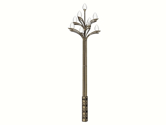 Municipal lamp Magnolia lamp 3d model