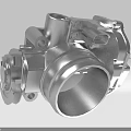 Automotive Throttle Body Component With Metal Construction For Engine Air Control