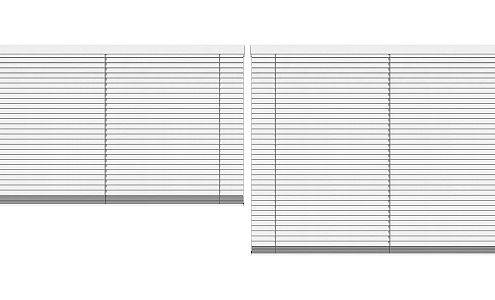 Modern Blinds Roller Blinds Curtains Metal Venetian Blinds 3d model