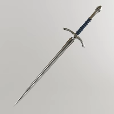 Modern Sword Weapon Medieval Sword 3d model