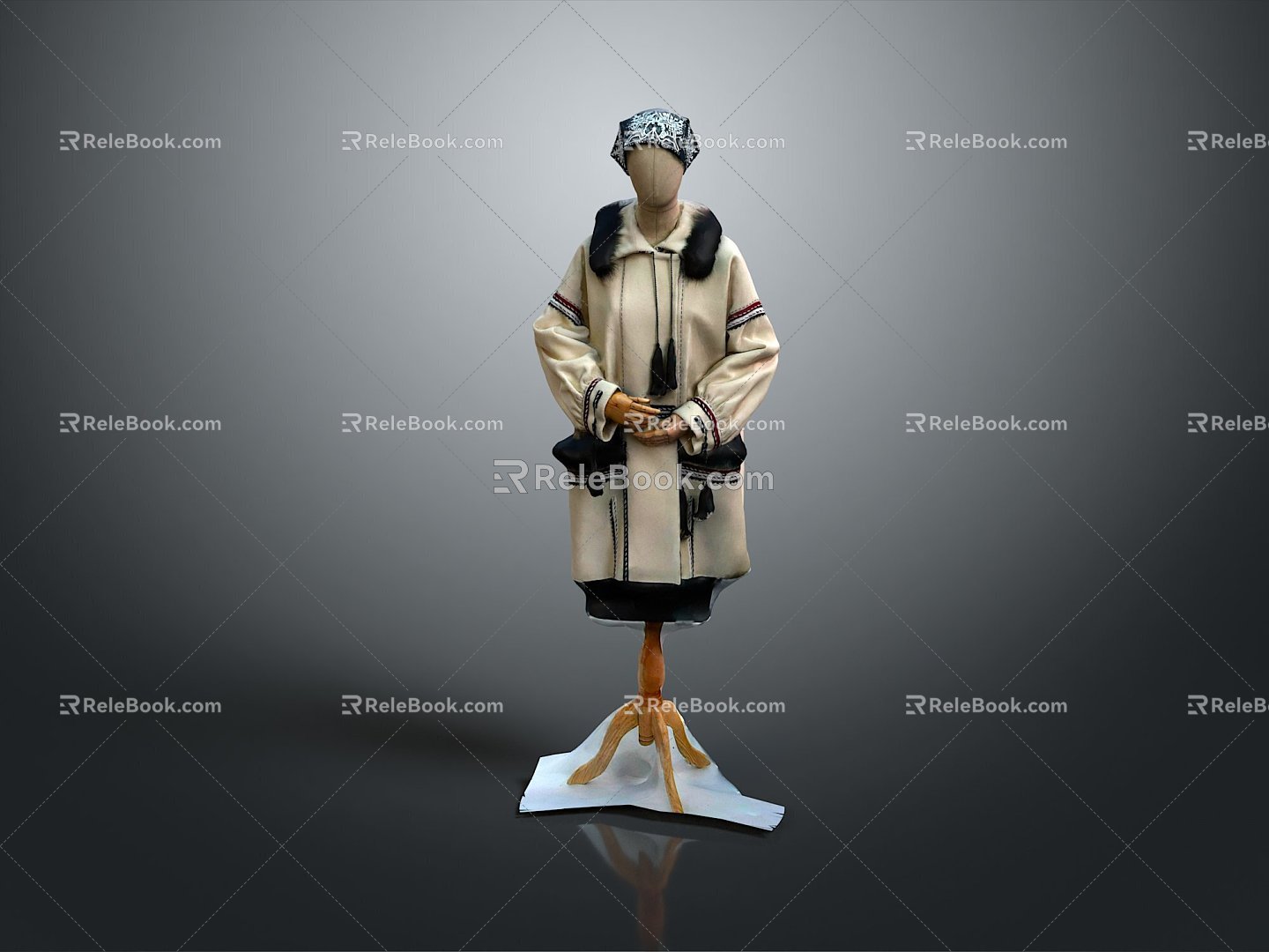 cotton-padded jacket down jacket goose down jacket thick clothes thick cotton-padded clothes autumn and winter clothing winter clothing autumn clothing 3d model