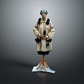 cotton-padded jacket down jacket goose down jacket thick clothes thick cotton-padded clothes autumn and winter clothing winter clothing autumn clothing 3d model