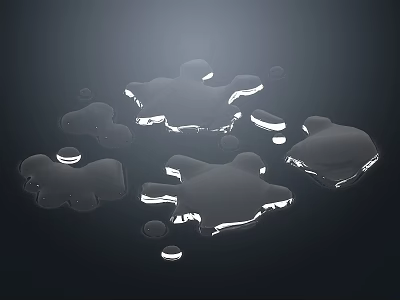 Water Liquid Fluid Water Water Water Drops Water Splash Water Stain Water Splash Water Splash Ink Stain Paint Bloodstain 3d model